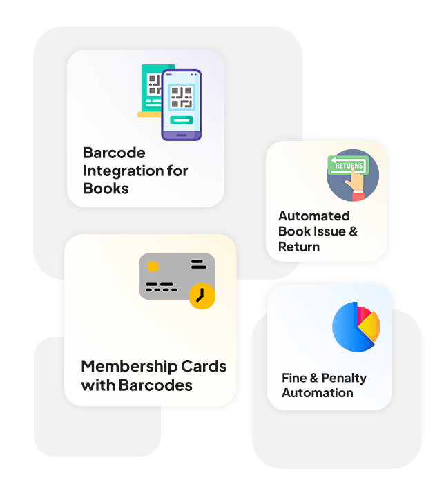 Library with Barcode System